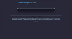 Desktop Screenshot of electricboogaloos.com