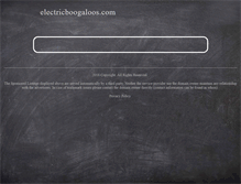 Tablet Screenshot of electricboogaloos.com